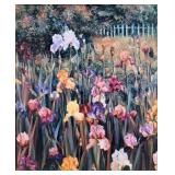 Framed Canvas Reproduction: Iris Forever by Leon Roulette