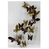 Metal Butterfly Garland & Gold Bronze Finish
