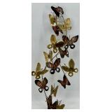 Metal Butterfly Garland & Gold Bronze Finish