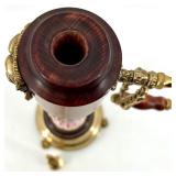 Antique Reuge Swiss Musical Movement Figurine on Brass Base