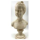 Pair of ABCO Hand-Painted Ceramic Busts Made in USA