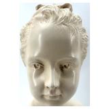 Pair of ABCO Hand-Painted Ceramic Busts Made in USA