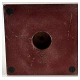 Mendelssohn & Wagner Busts Gold Tone on Burgundy Pedestals