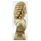 Bach Bust on Pedestal Ivory Sculpture