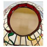 Stained Glass Clown Lamp Shade, Round Tiffany-Style