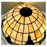 Tiffany Style Stained Glass Grape Cluster Pendant Shade