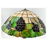 Grape Cluster Tiffany-Style Stained Glass Lamp Shade
