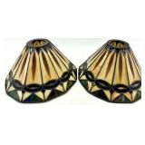Pair of Kichler Tiffany-Style Table Lamp Shades