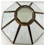 Pair Of Tiffany-Style Glass Pendant Lamp Shades