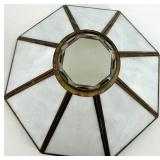 Pair Of Tiffany-Style Glass Pendant Lamp Shades