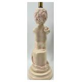 Pair of Vintage Figural Cherub Table Lamps
