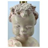 Pair of Vintage Figural Cherub Table Lamps