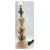 Pair of Vintage Figural Cherub Table Lamps