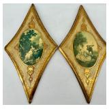 Turner Wall Accessory Frame Set of Vintage Gold Frames & Prints