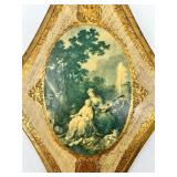 Turner Wall Accessory Frame Set of Vintage Gold Frames & Prints