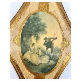 Turner Wall Accessory Frame Set of Vintage Gold Frames & Prints