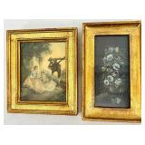 Turner Wall Accessory Frame Set of Vintage Gold Frames & Prints