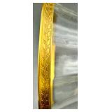 Tiffin Franciscan Minton - Gold Rim Crystal Glassware Set - Champagne Coupes, Tall Stem Glasses & Tumbler