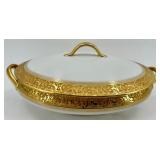 Limoges France - A Lanternier & Co. - Gold Floral Tea Set & Lids