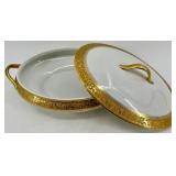 Limoges France - A Lanternier & Co. - Gold Floral Tea Set & Lids