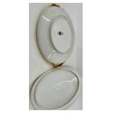 Limoges France - A Lanternier & Co. - Gold Floral Tea Set & Lids