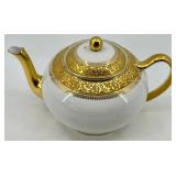 Limoges France - A Lanternier & Co. - Gold Floral Tea Set & Lids