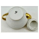 Limoges France - A Lanternier & Co. - Gold Floral Tea Set & Lids