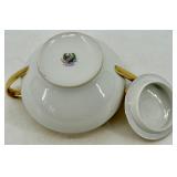 Limoges France - A Lanternier & Co. - Gold Floral Tea Set & Lids
