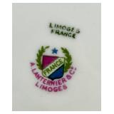 Limoges France Gold Gilt Dinner Plates by A. Lanternier & Co