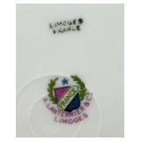 Limoges France Gold Gilt Dinner Plates by A. Lanternier & Co