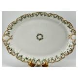 Haviland - Holly Berry -  Limoges Oval Floral Serving Platter & Lidded Tureen Set