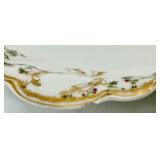 Haviland - Holly Berry -  Limoges Oval Floral Serving Platter & Lidded Tureen Set