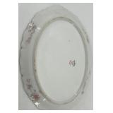 Haviland - Holly Berry -  Limoges Oval Floral Serving Platter & Lidded Tureen Set