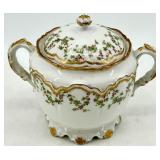 Haviland - Holly Berry -  Limoges Oval Floral Serving Platter & Lidded Tureen Set