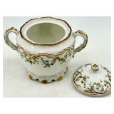 Haviland - Holly Berry -  Limoges Oval Floral Serving Platter & Lidded Tureen Set