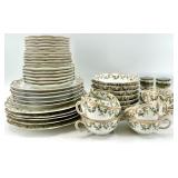 Haviland - Holly Berry - France Limoges Dinnerware Set & Cups, Napkin Rings
