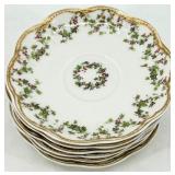 Haviland - Holly Berry - France Limoges Dinnerware Set & Cups, Napkin Rings