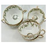 Haviland - Holly Berry - France Limoges Dinnerware Set & Cups, Napkin Rings