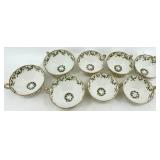 Haviland - Holly Berry - France Limoges Dinnerware Set & Cups, Napkin Rings