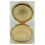 Vintage Thames Hand Painted Box & Angel Figurine, Lace Fan & Gold Vase