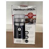 Hamilton Beach Custom Grind Coffee Grinder 80393FG in Box