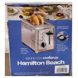 Hamilton Beach Modern 2 Slice Stainless Steel Toaster