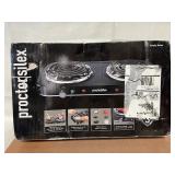 Proctor Silex Double Burner Electric Hot Plate in Box