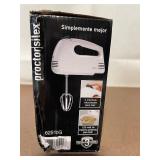 Proctor Silex 5-Speed Hand Mixer, 125 Watts, Bowl Rest