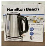 Hamilton Beach Stainless Steel Electric Kettle 1.2L 1500W Auto Shutoff