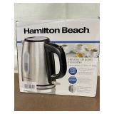 Hamilton Beach Stainless Steel Electric Kettle 1.2L 1500W Auto Shutoff