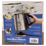 Hamilton Beach Stainless Steel Electric Kettle 1.2L 1500W Auto Shutoff