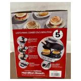 Hamilton Beach Dual Breakfast Sandwich Maker Model 25490