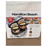 Hamilton Beach Dual Breakfast Sandwich Maker Model 25490