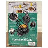 Hamilton Beach Double Belgian Waffle Maker in Box